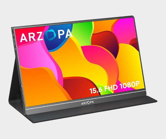 Arzopa Monitor portátil FHD de 15,6 pulgadas en gris